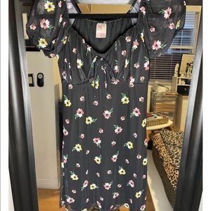 No Boundaries Off the shoulder floral dress